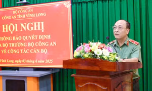 Giám đốc Công an tỉnh Vĩnh Long nghỉ hưu