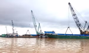 An Giang cấp mỏ cát gần 3,3 triệu m3 cho dự án cao tốc Châu Đốc - Cần Thơ - Sóc Trăng