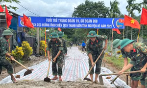 Nhiều hoạt động ý nghĩa, thiết thực Chiến dịch thanh niên tình nguyện Hè ở Quảng Trị
