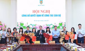 Bộ Tư pháp bổ nhiệm nhiều lãnh đạo cấp vụ