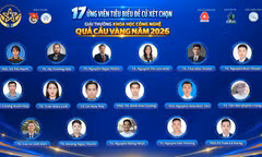 Công bố 17 gương mặt tiêu biểu Giải thưởng Quả Cầu Vàng 2026