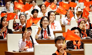 320 thiếu nhi dự kiến tham dự phiên họp giả định Quốc hội trẻ em