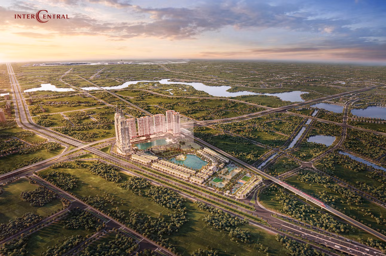 Phối cảnh không gian đô thị tại InterCentral.