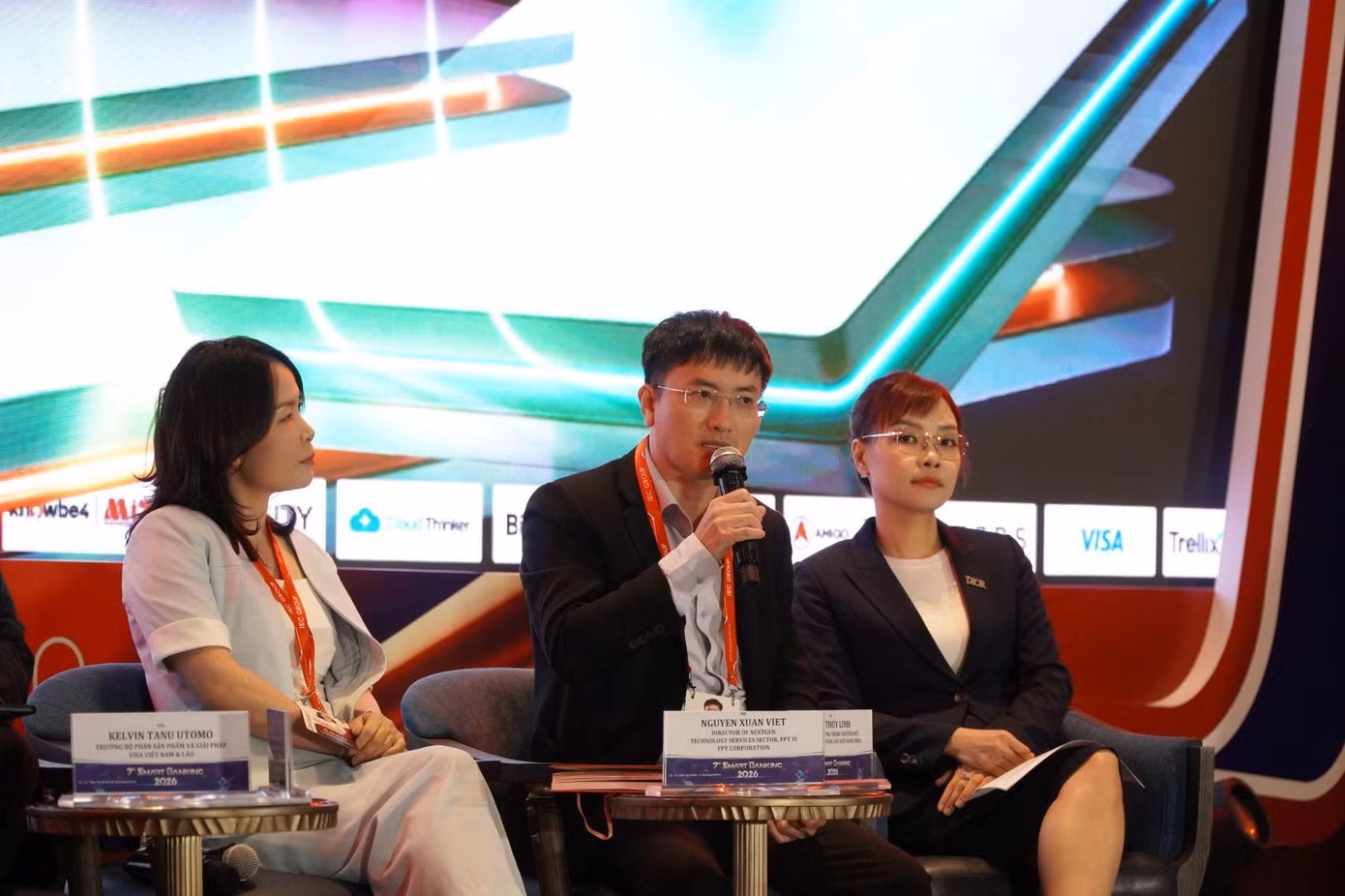 Ông Nguyễn Xuân Việt - FPT tham gia chia sẻ tại Phiên thảo luận về thúc đẩy đổi mới thanh toán và tăng cường phòng chống gian lận trong ngân hàng số