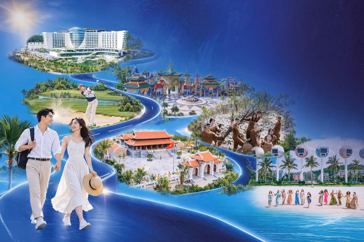 Quần thể tiện ích vận hành hoàn chỉnh tại Dragon Ocean Đồ Sơn duy trì dòng khách ổn định quanh năm.