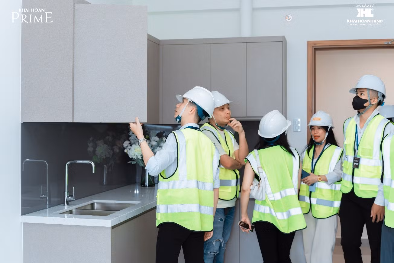 Căn hộ nguyên mẫu Khải Hoàn Prime đã hoàn thiện, giúp khách hàng trực tiếp trải nghiệm và kiểm chứng chất lượng bàn giao thực tế.