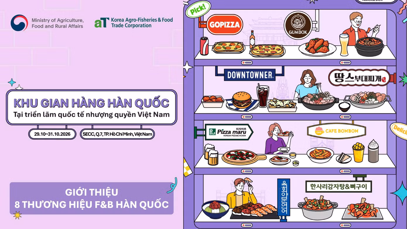 8 thương hiệu F&B Hàn Quốc tìm kiếm đối tác nhượng quyền tại Việt Nam ảnh 1