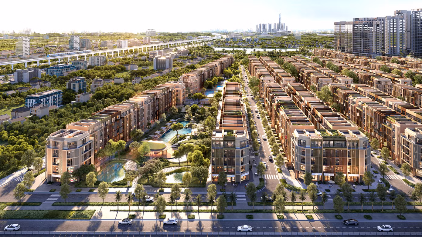SOHO tại The Global City tọa lạc ngay vị trí trung tâm khu Đông TP.HCM