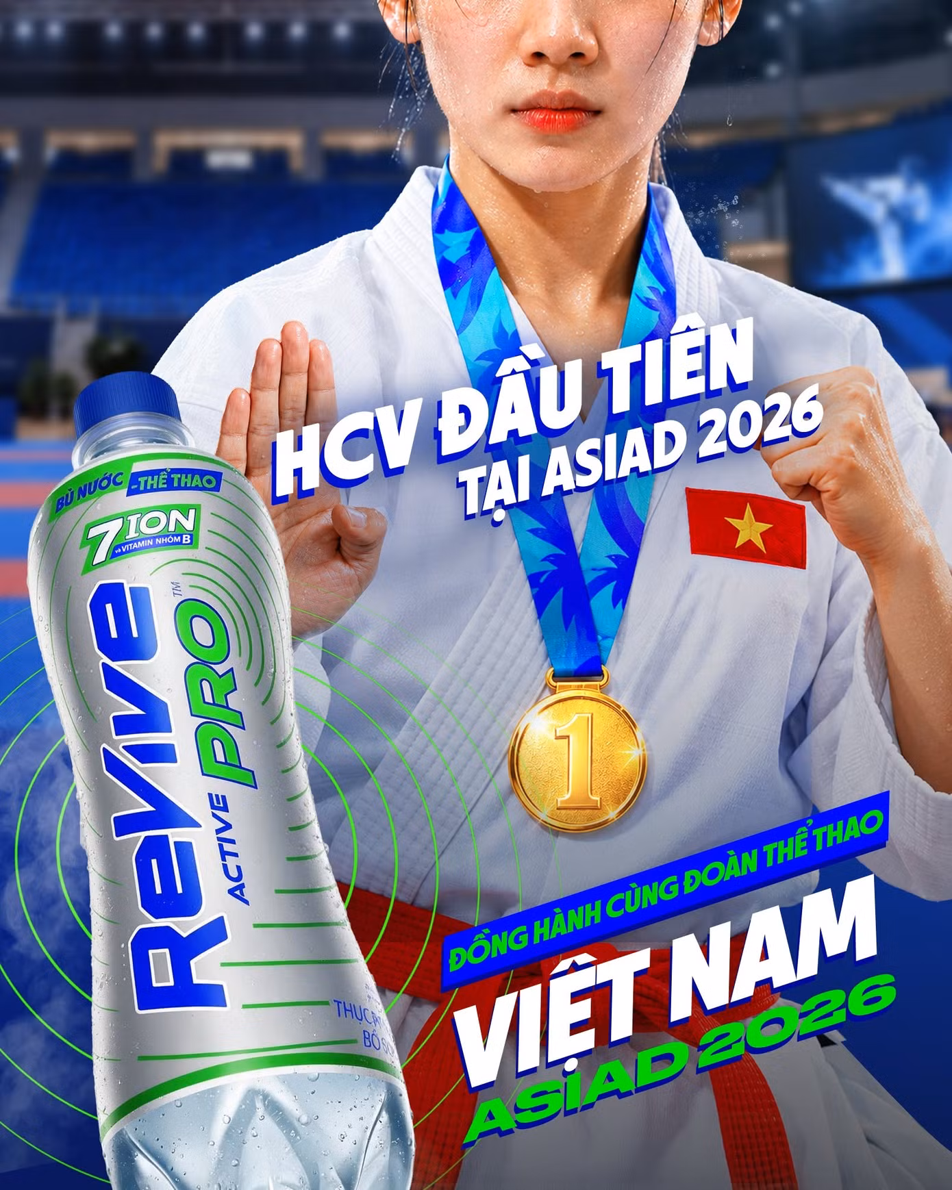 Revive Thể Thao tự hào đồng hành tiếp sức cùng những chiến binh Việt Nam chinh phục những đỉnh cao mới tại ASIAD 2026