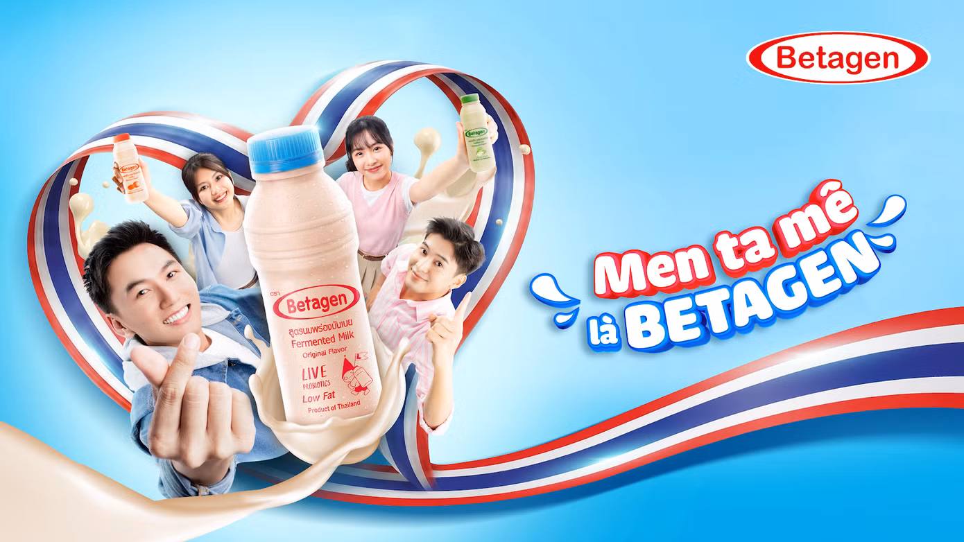 Sữa uống Betagen chính là người bạn đồng hành lý tưởng cho người trẻ cùng gia đình