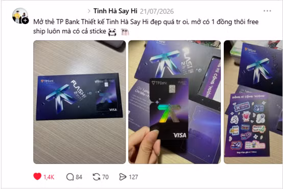 Thiết kế thẻ Tinh Hà “Say Hi” xịn xò cùng bộ sticker ghi điểm tuyệt đối với fandom
