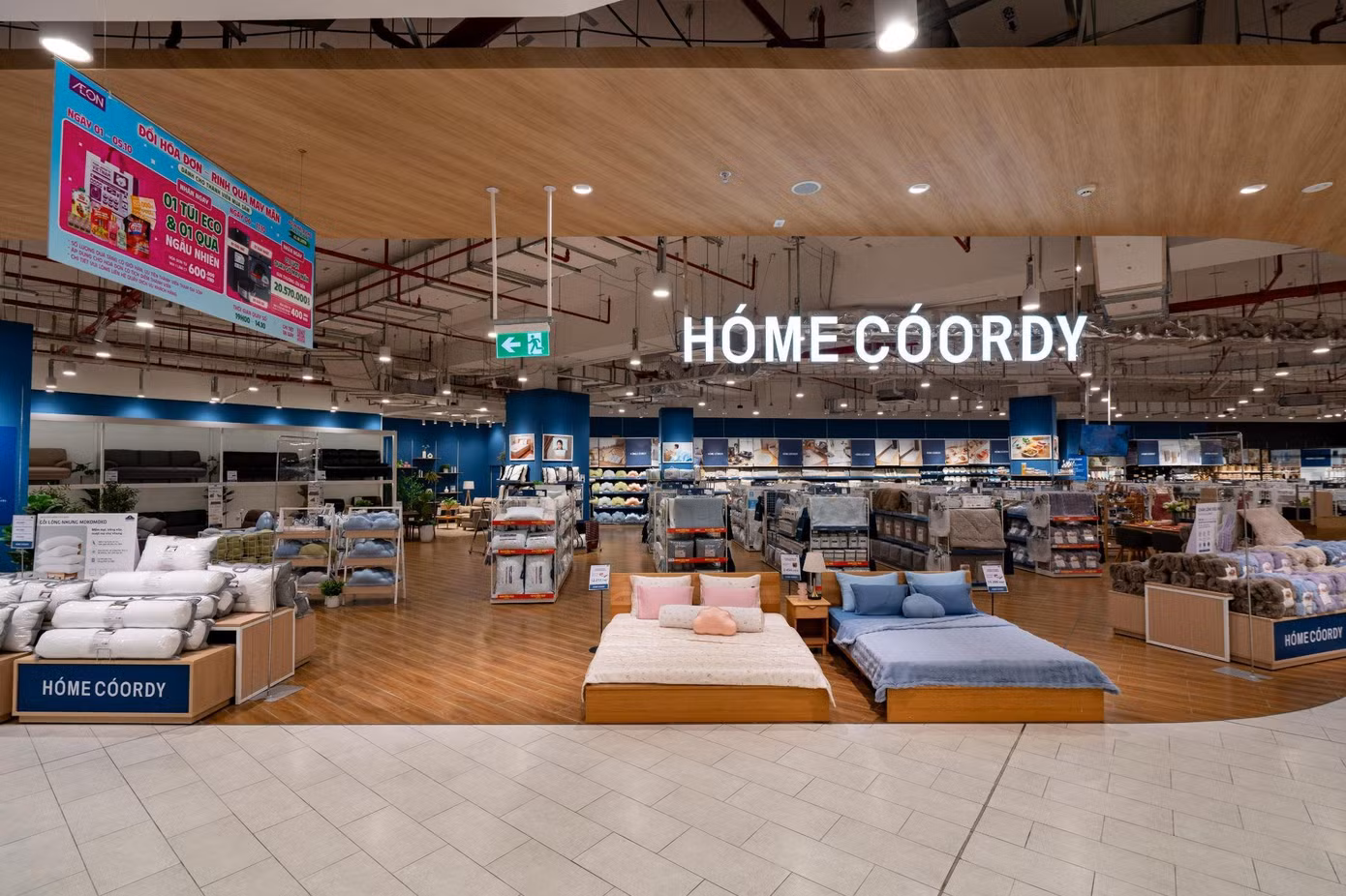Cửa hàng chuyên doanh HÓME CÓORDY. Nguồn: AEON Việt Nam
