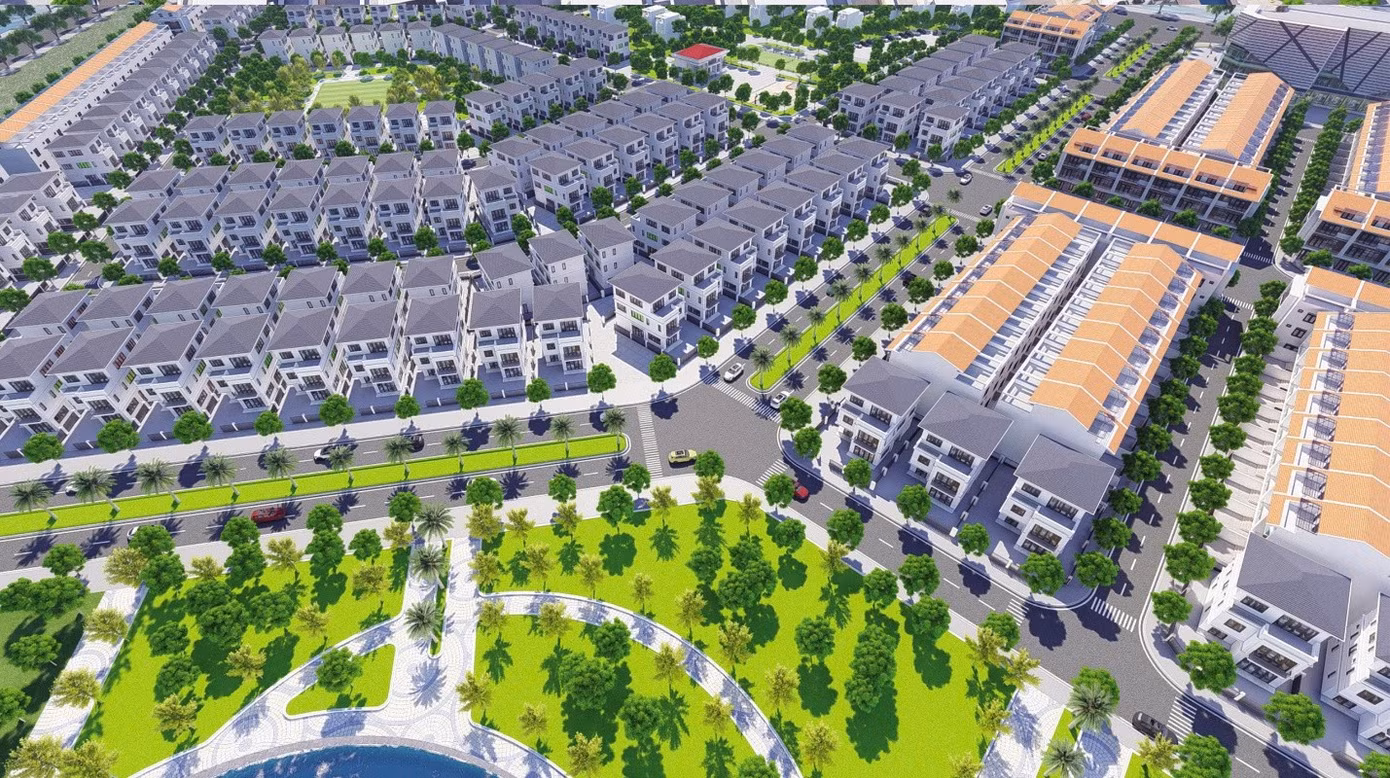 Diện mạo khu đô thị hiện đại, đồng bộ, hướng tới một không gian sống tiện nghi và đáng sống