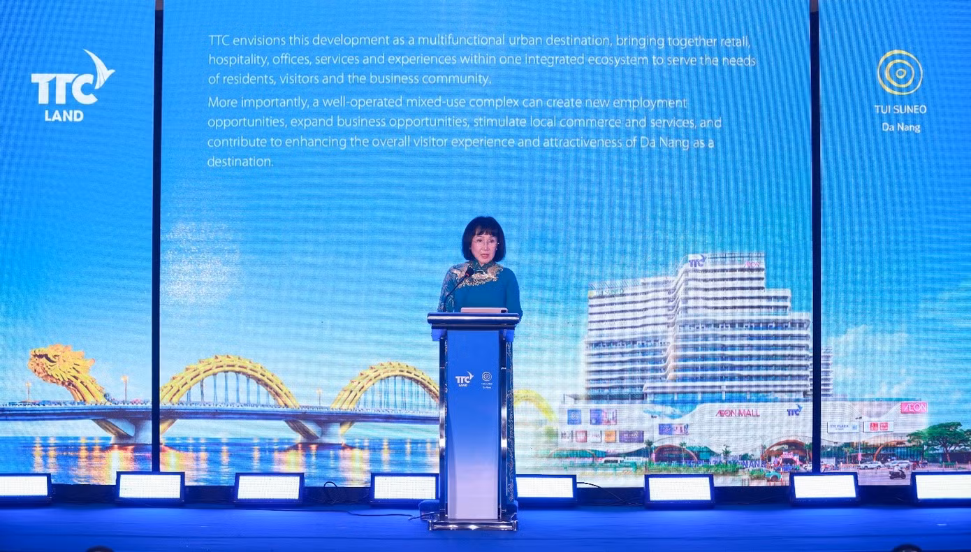 Bà Huỳnh Bích Ngọc - Phó Chủ tịch Thường trực, Tổng Giám đốc TTC
