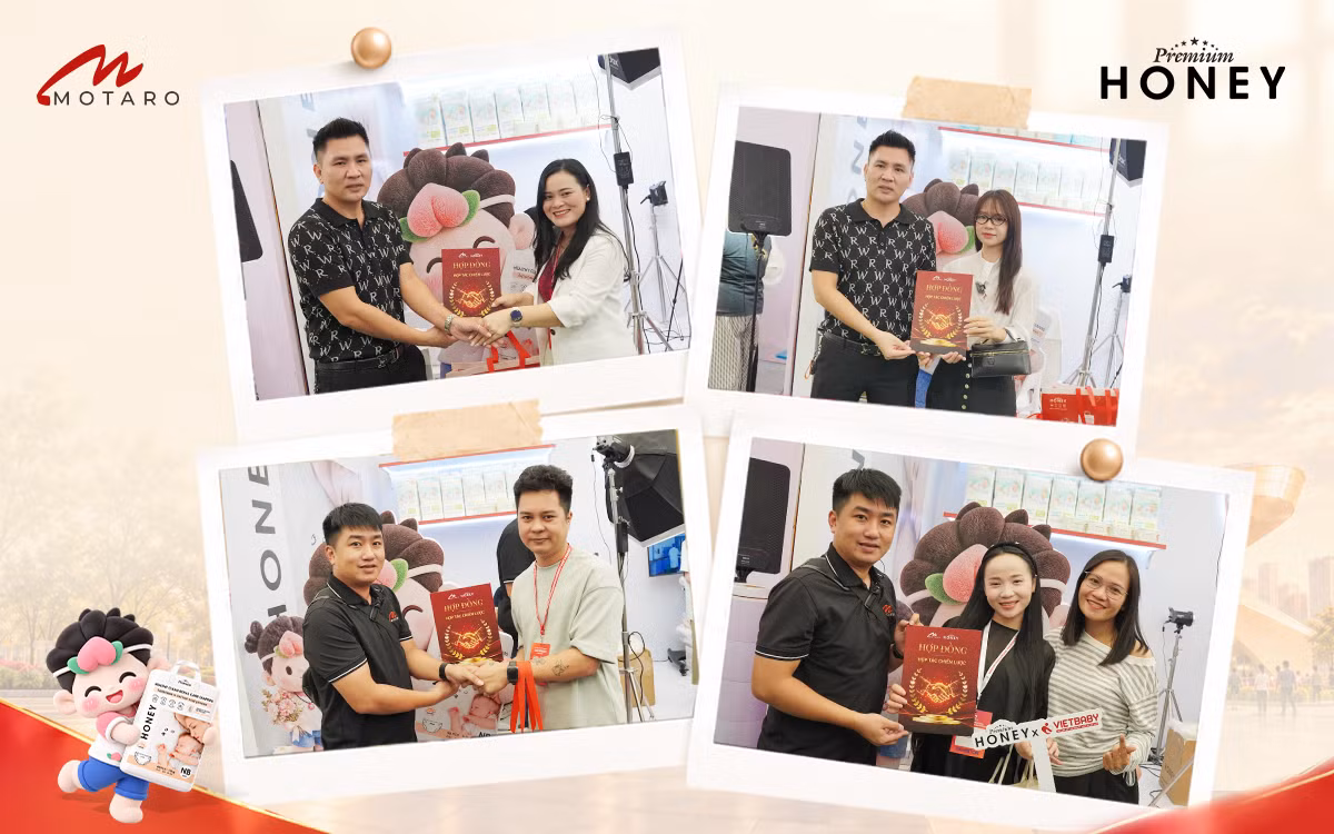 Motaro Group cùng Honey Premium khuấy động không khí Vietbaby Fair Hanoi 2026 ảnh 4 Motaro Group cùng Honey Premium khuấy động không khí Vietbaby Fair Hanoi 2026 ảnh 4