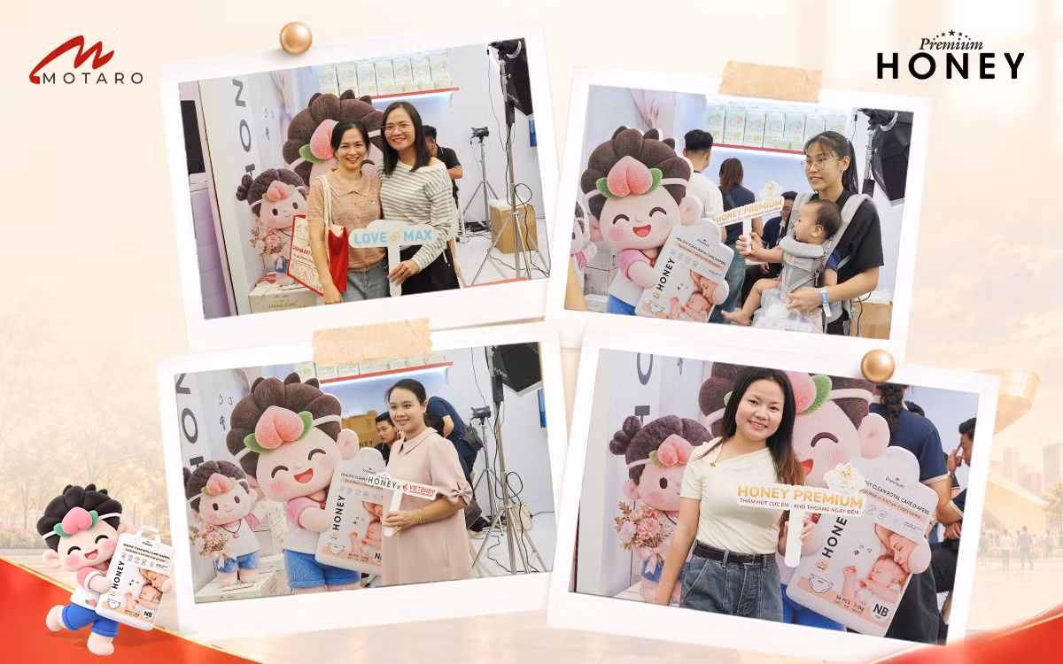 Motaro Group cùng Honey Premium khuấy động không khí Vietbaby Fair Hanoi 2026 ảnh 3 Motaro Group cùng Honey Premium khuấy động không khí Vietbaby Fair Hanoi 2026 ảnh 3