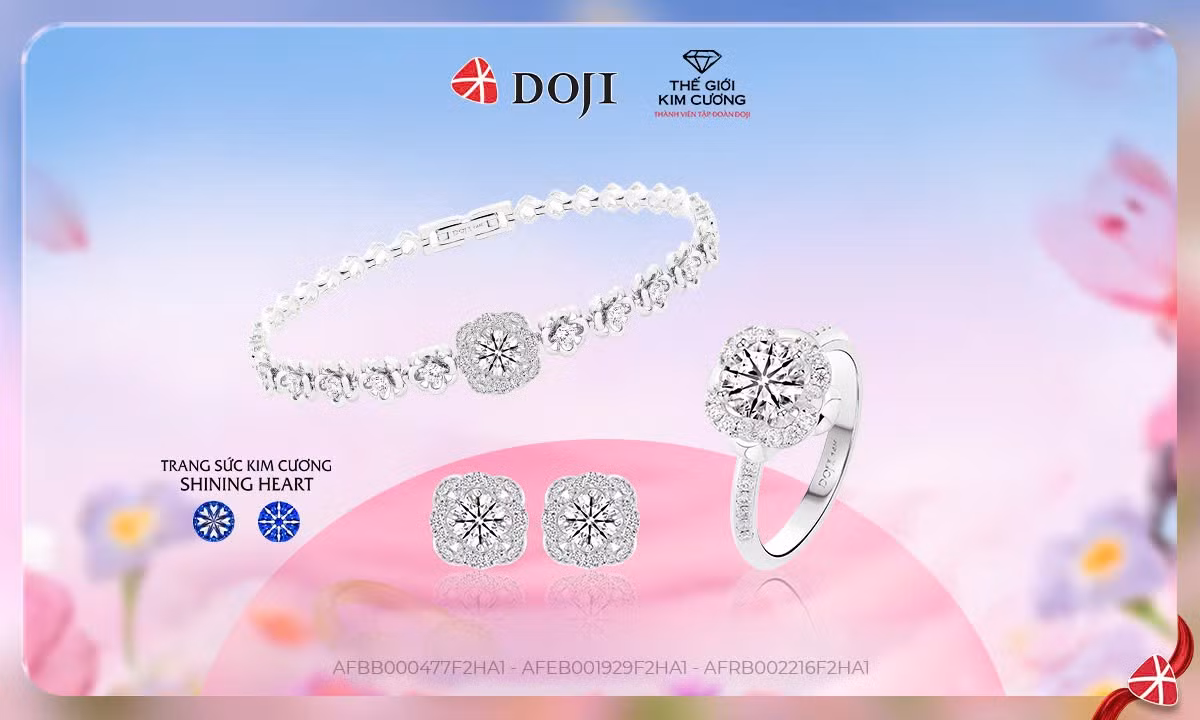 Trang sức DOJI và TGKC ưu đãi tới 20 triệu và nhiều quà tặng cao cấp mừng ngày Phụ nữ Việt Nam 20/10 ảnh 2 Trang sức DOJI và TGKC ưu đãi tới 20 triệu và nhiều quà tặng cao cấp mừng ngày Phụ nữ Việt Nam 20/10 ảnh 2