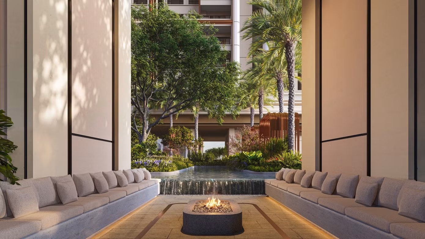 Sunken lounge đem tới những phút giây thư giãn tinh tế. Ảnh: ParkCity Hanoi