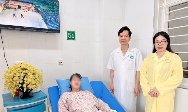 Sản phụ V tại Bệnh viện Sản Nhi Bắc Ninh Số 1.