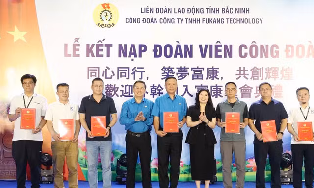 Liên đoàn Lao động thành phố Bắc Ninh coi việc kết nạp lao động người nước ngoài vào tổ chức Công đoàn là nhiệm vụ trọng tâm.