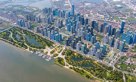 Hà Nội khởi công khu đô thị đa mục tiêu đầu tiên ven sông Hồng rộng gần 170 ha
