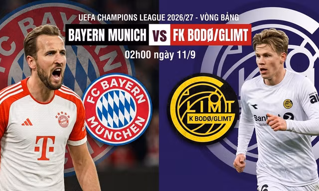 Nhận định Bayern Munich vs Bodo Glimt, 02h00 ngày 11/9: Hùm xám khẳng định tham vọng