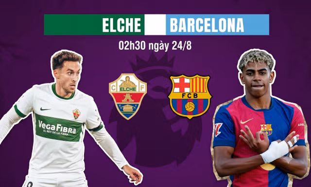 Nhận định Elche vs Barcelona, 02h30 ngày 24/8: Elche không thể gây khó cho nhà vô địch
