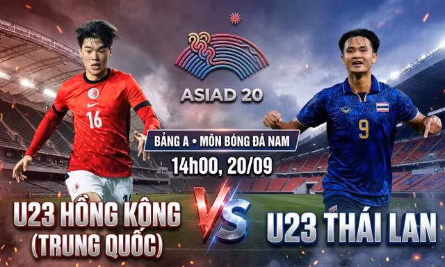 Nhận định U23 Hồng Kông (Trung Quốc) vs U23 Thái Lan, 14h00 ngày 20/9: U23 Thái Lan thừa thắng xông lên 