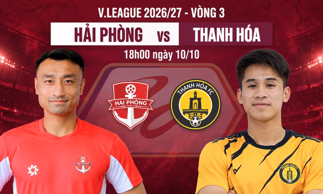 Nhận định Hải Phòng vs Thanh Hóa, 18h00 ngày 10/10: Điểm tựa Lạch Tray