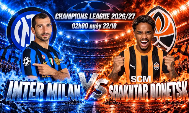 Nhận định Inter Milan vs Shakhtar Donetsk, 02h00 ngày 22/10: Trận cầu phải thắng của Inter