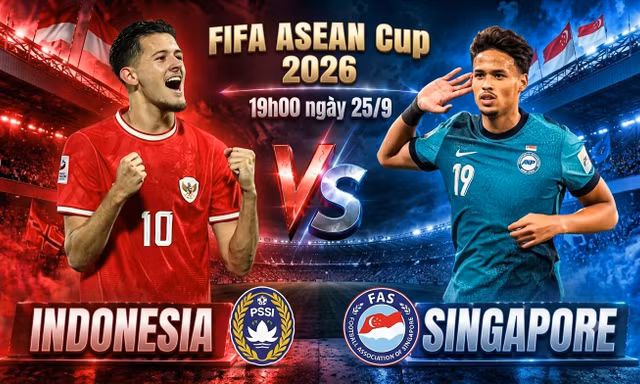 Nhận định FIFA ASEAN Cup Indonesia vs Singapore, 19h00 ngày 25/9: Chủ nhà đòi nợ 