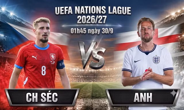 Nhận định CH Séc vs Anh, 01h45 ngày 30/9: Tam sư tìm lại nụ cười ở Prague