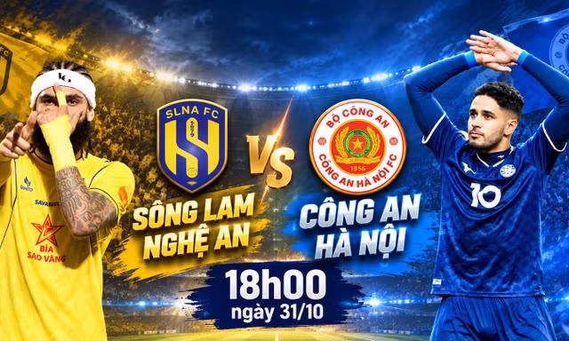 Nhận định Sông Lam Nghệ An vs Công an Hà Nội, 18h00 ngày 31/10: Đại chiến trên đỉnh 
