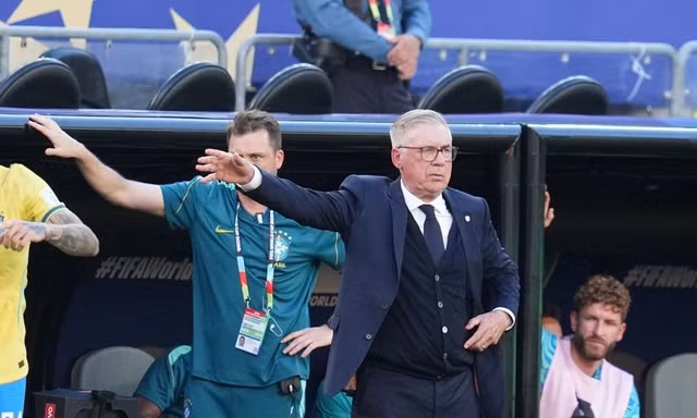 HLV Carlo Ancelotti nói gì sau màn ra quân không như ý của tuyển Brazil?