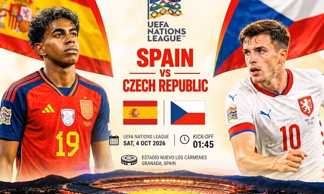 Nhận định Tây Ban Nha vs CH Séc, 01h45 ngày 4/10: Bò tót dạo chơi