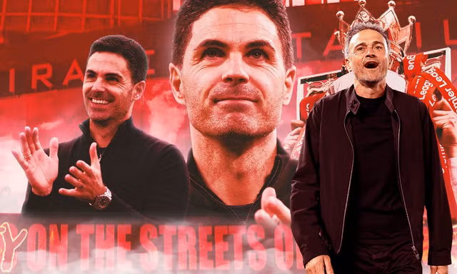 Từng bị Guardiola và Enrique che khuất, Arteta đang vượt qua hai đàn anh để giành ngôi vương