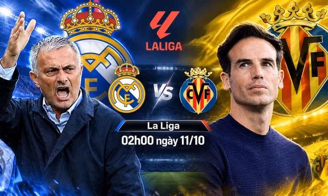 Nhận định Real Madrid vs Villarreal, 02h00 ngày 11/10: Cơn thịnh nộ của Mourinho