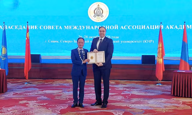 GS Trần Hồng Thái được bầu làm Viện sĩ Hàn lâm khoa học Thế giới