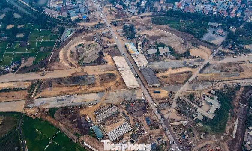 Diện mạo nút giao Vành đai 4 cửa ngõ Tây Nam Hà Nội