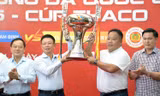 Cận cảnh chiếc Cúp siêu đặc biệt của Siêu Cúp Bóng đá Quốc gia 2024/25
