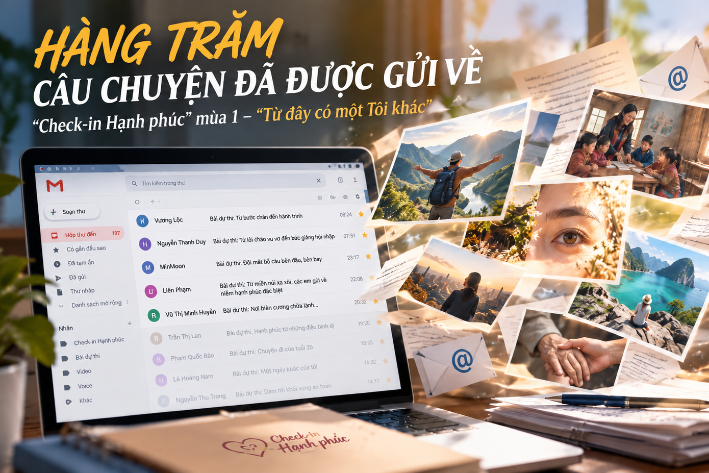 Sau 2 tuần phát động, hàng trăm câu chuyện tìm về 'Check-in Hạnh phúc' Sau 2 tuần phát động, hàng trăm câu chuyện tìm về 'Check-in Hạnh phúc'