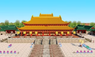 Thêm bước tiến trong lộ trình phục dựng điện Kính Thiên