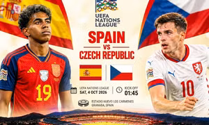 Nhận định Tây Ban Nha vs CH Séc, 01h45 ngày 4/10: Bò tót dạo chơi