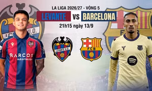 Nhận định Levante vs Barcelona, 21h15 ngày 13/9: ‘Cơn cuồng phong’ Catalonia chưa dừng lại