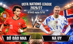 Nhận định Bồ Đào Nha vs Na Uy, 01h45 ngày 5/10: Không Ronaldo, Haaland có đòi nợ được 'Bồ'?