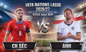 Nhận định CH Séc vs Anh, 01h45 ngày 30/9: Tam sư tìm lại nụ cười ở Prague