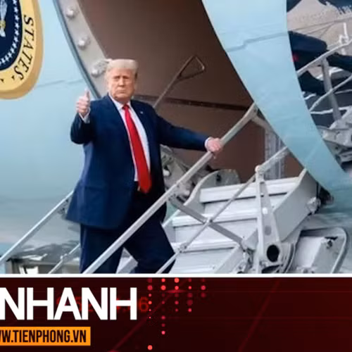 TIN NHANH: Ông Trump giải thích quyết định đổi máy bay phút chót ở Thổ Nhĩ Kỳ