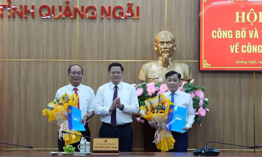 Điều động, bổ nhiệm nhiều vị trí cán bộ lãnh đạo ở Quảng Ngãi