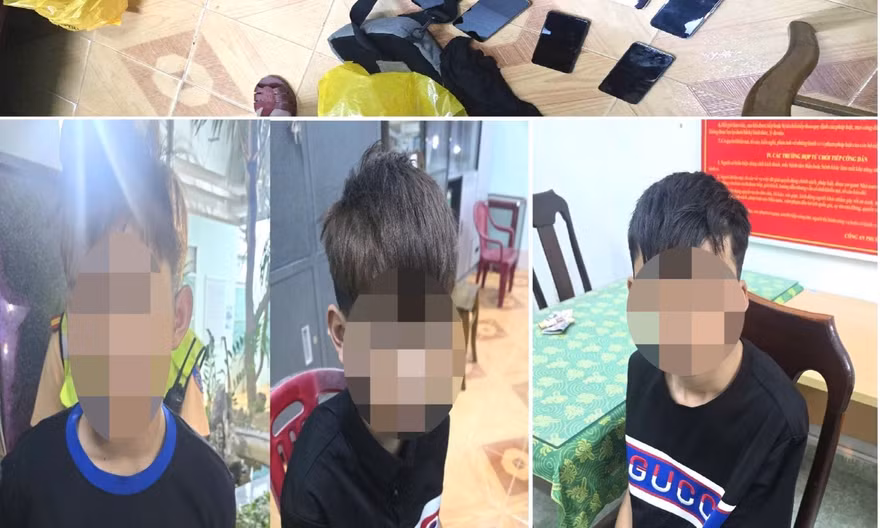 Bắt giữ 3 kẻ nghi trộm 20 điện thoại và nhiều ngoại tệ trên đường tẩu thoát bằng xe khách 