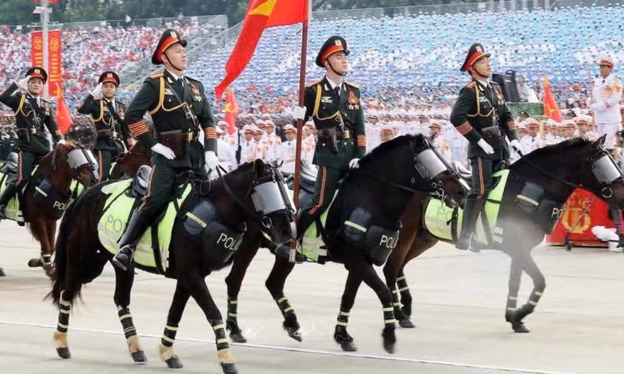 Lạng Sơn lần đầu diễu hành Kỵ binh dịp Quốc khánh